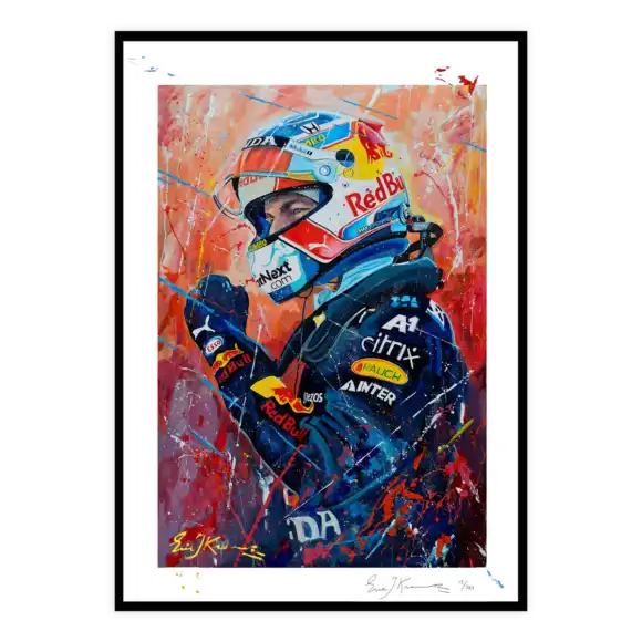 Dutch GP 2021 Victory – 50 x 70 cm – Max Verstappen | Verstappen.com