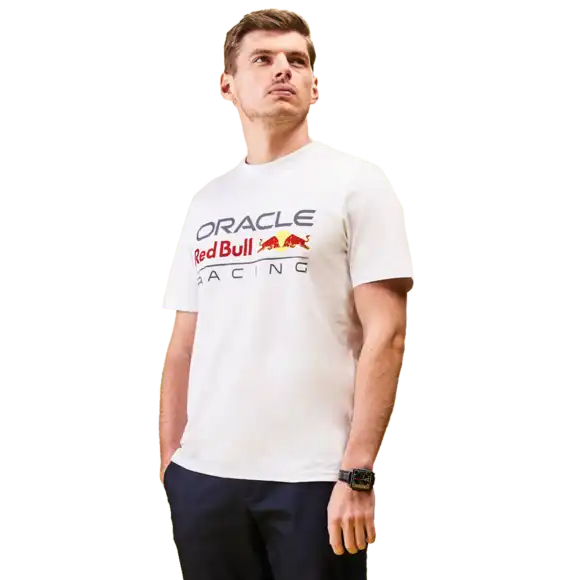 Red Bull Racing T-shirt – XS – Logo T-shirt – Wit – Max Verstappen | Verstappen.com