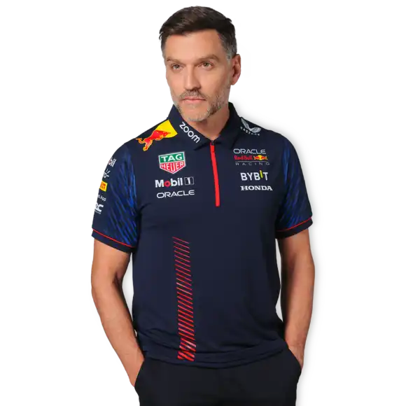 Red Bull Racing Polo – L – Team Polo 2023 – Heren – Max Verstappen | Verstappen.com