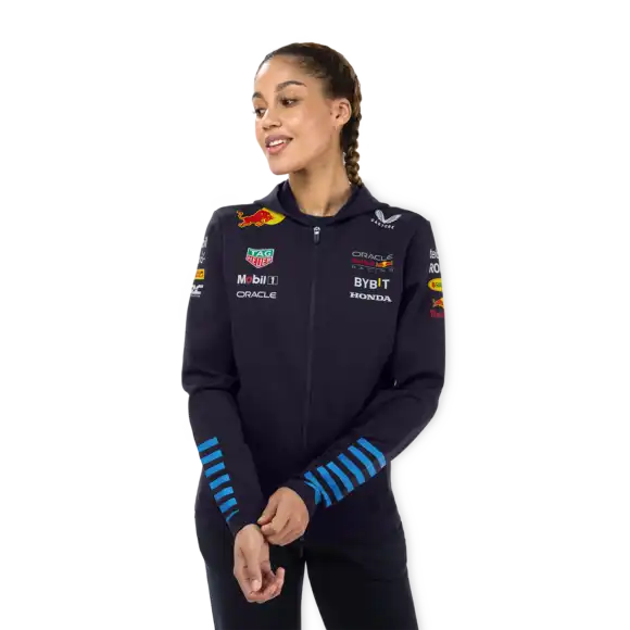 Red Bull Racing Vesten – M – Team Full Zip Hoodie 2024 – Dames – Max Verstappen | Verstappen.com