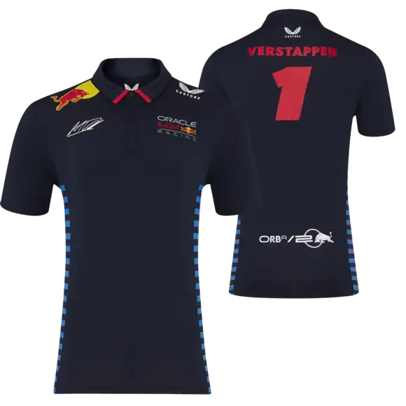 Max Verstappen Polo – XXXL – Red Bull Racing – Driver Polo 2024 – Heren | Verstappen.com