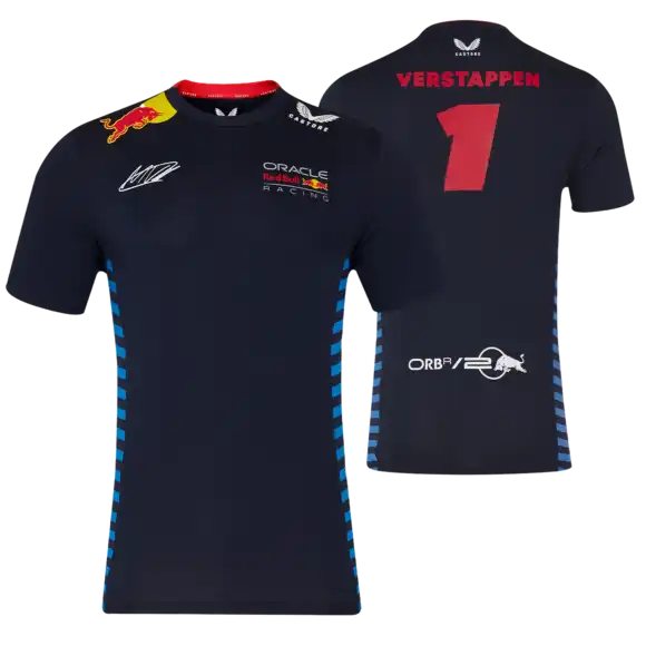 Max Verstappen T-shirt – L – Red Bull Racing – Driver T-Shirt 2024 – Heren | Verstappen.com