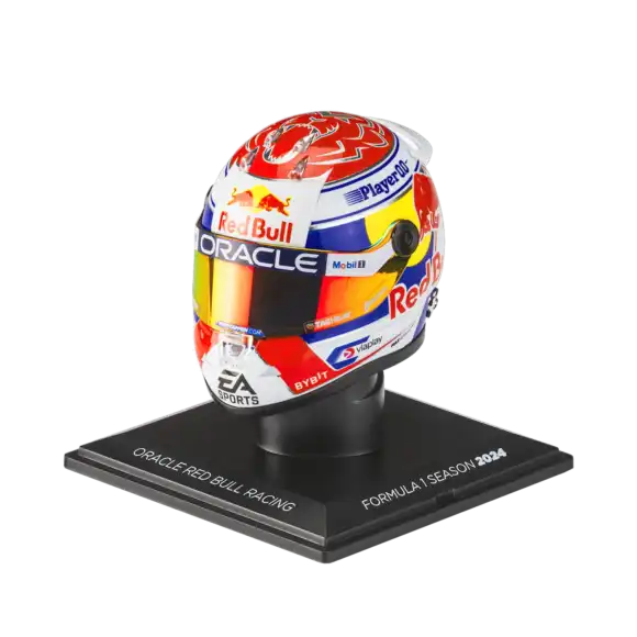 1:4 – 2024 Seizoenshelm – Max Verstappen – Schaalmodel – Red Bull Racing | Verstappen.com