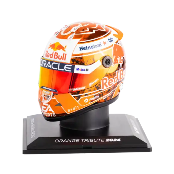 1:4 Orange Tribute Helm – Max Verstappen – Schaalmodel – Red Bull Racing | Verstappen.com