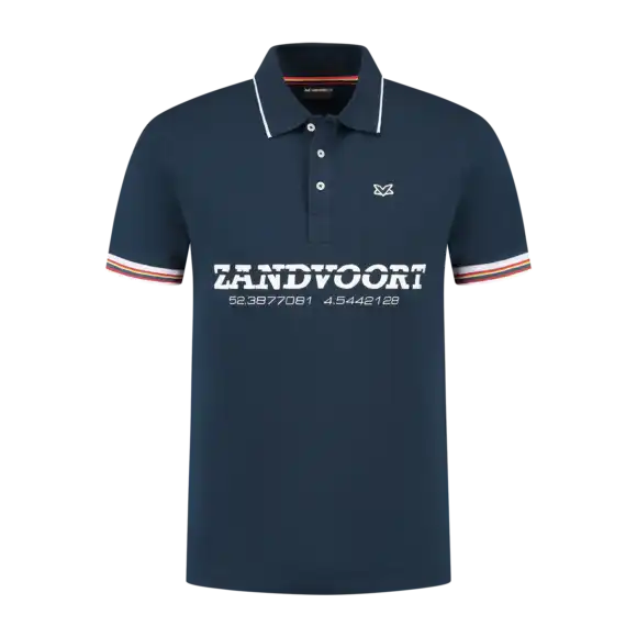 Polo – Navy – MV Official x Zandvoort – S – Max Verstappen | Verstappen.com