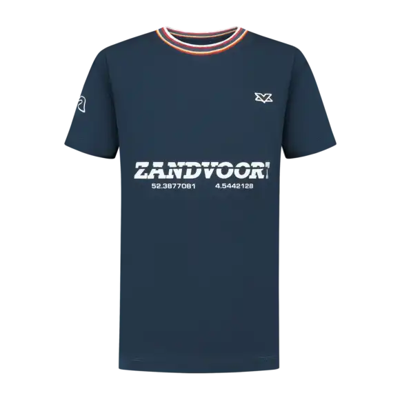 Kids – T-shirt – Navy – MV Official x Zandvoort – 128-134 – Max Verstappen | Verstappen.com
