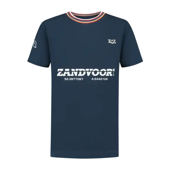 Kids – T-shirt – Navy – MV Official x Zandvoort – 140-146 – Max Verstappen | Verstappen.com