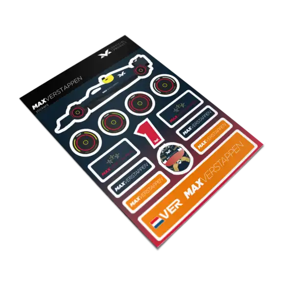 Stickervel – Max Verstappen | Verstappen.com