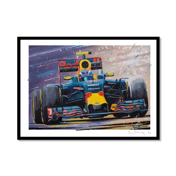 Spanish GP 2016 1st Win – Red Bull RB12 – 70 x 50 cm – Max Verstappen – Red Bull Racing | Verstappen.com
