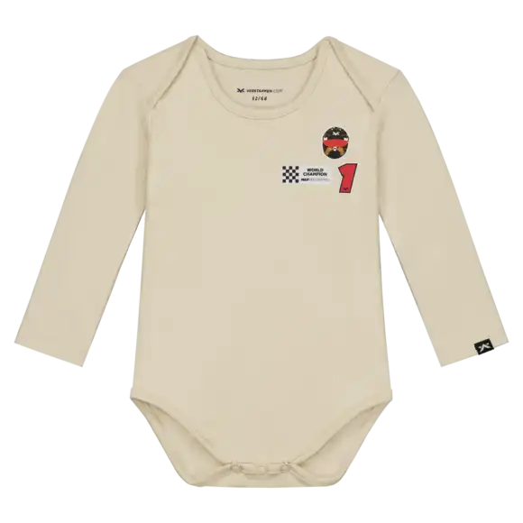 MV Baby – Romper – Longsleeve – Creme – 50 / 56 – Max Verstappen | Verstappen.com