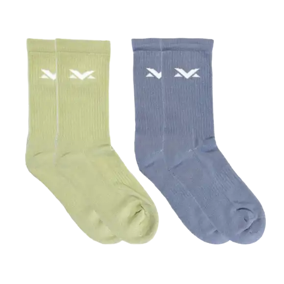 MV Sokken 2-pack – Groen/Blauw – 43-46 – Max Verstappen | Verstappen.com