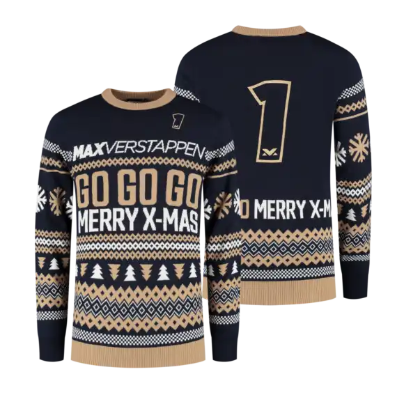 Kersttrui Max Verstappen – Ugly Christmas Sweater – Foute Kersttrui – Maat: M | Verstappen.com